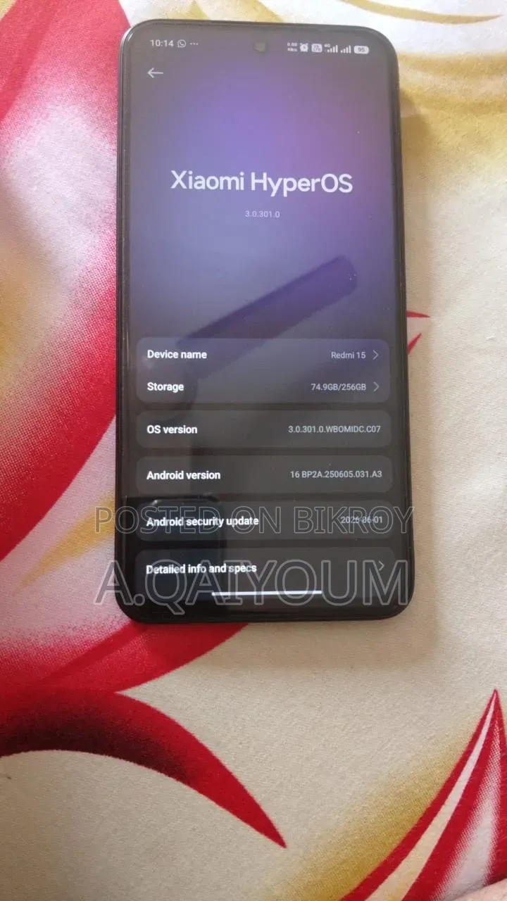 Xiaomi Redmi 15 256 GB Black
