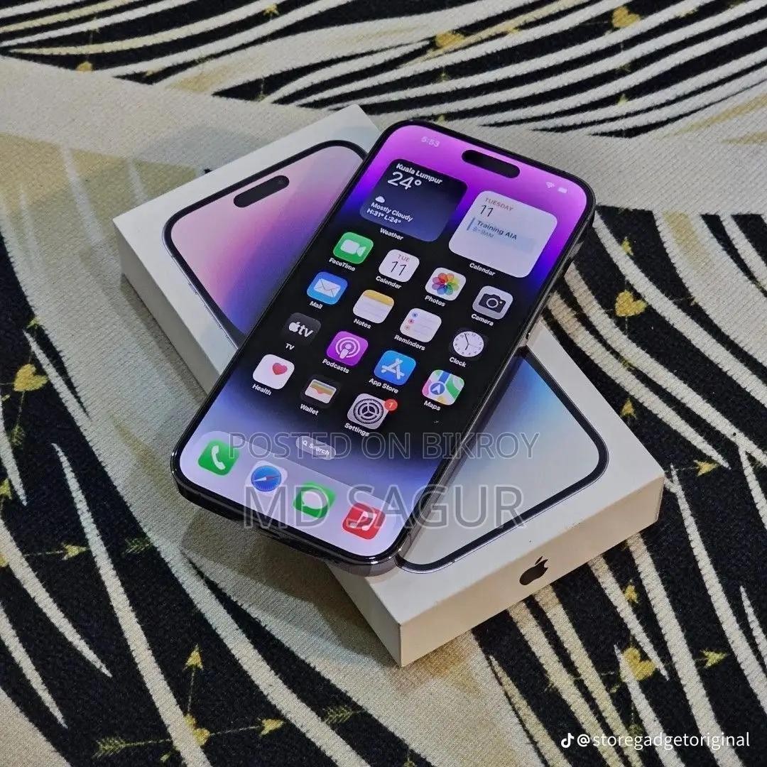 অ্যাপল আইফোন ১৪ প্রো ১২৮ জিবি পার্পল