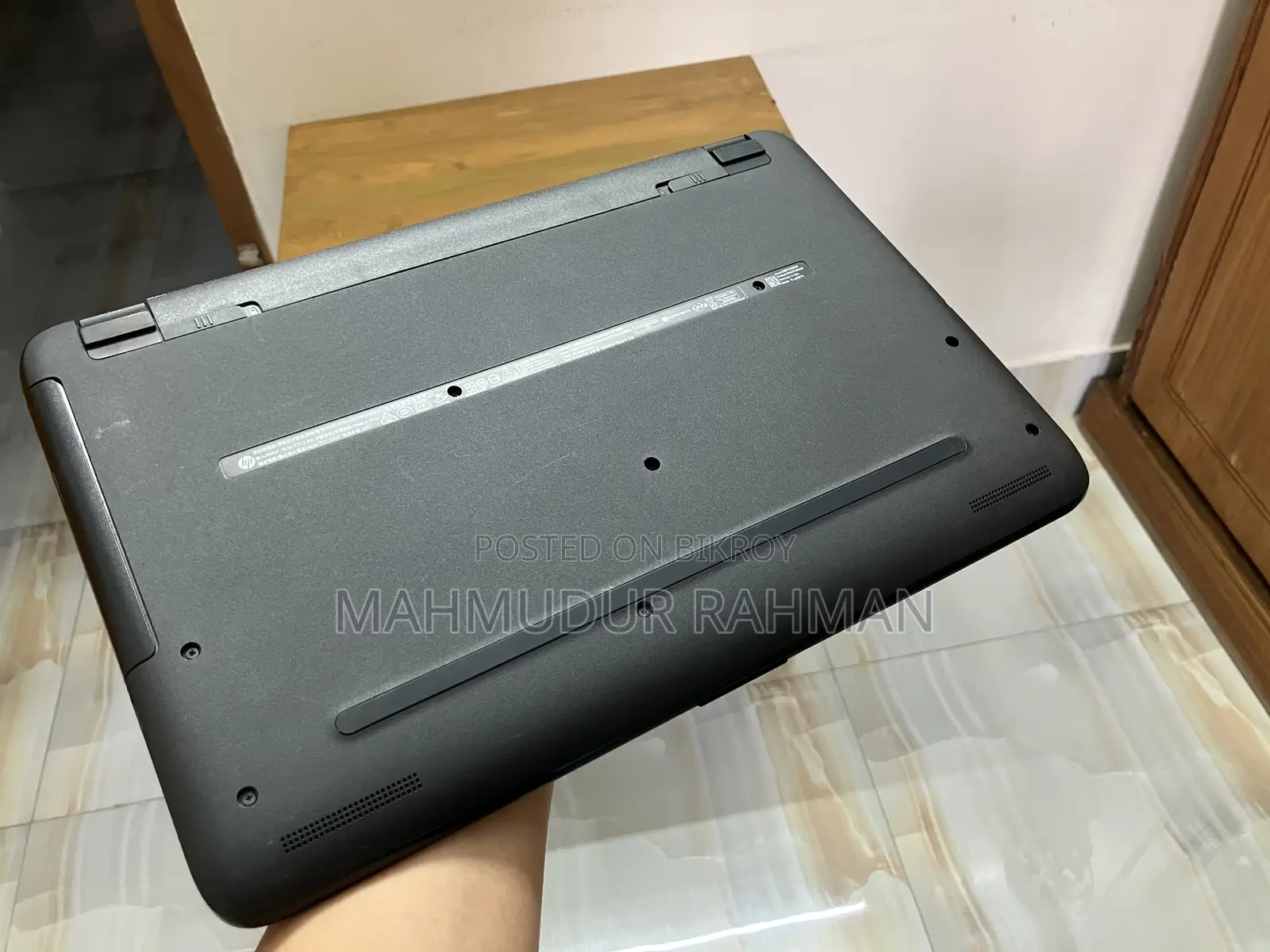 ল্যাপটপ এইচপি ১৫ ৪জিবি ইন্টেল পেন্টিয়াম এসএসডি ২৫০জিবি