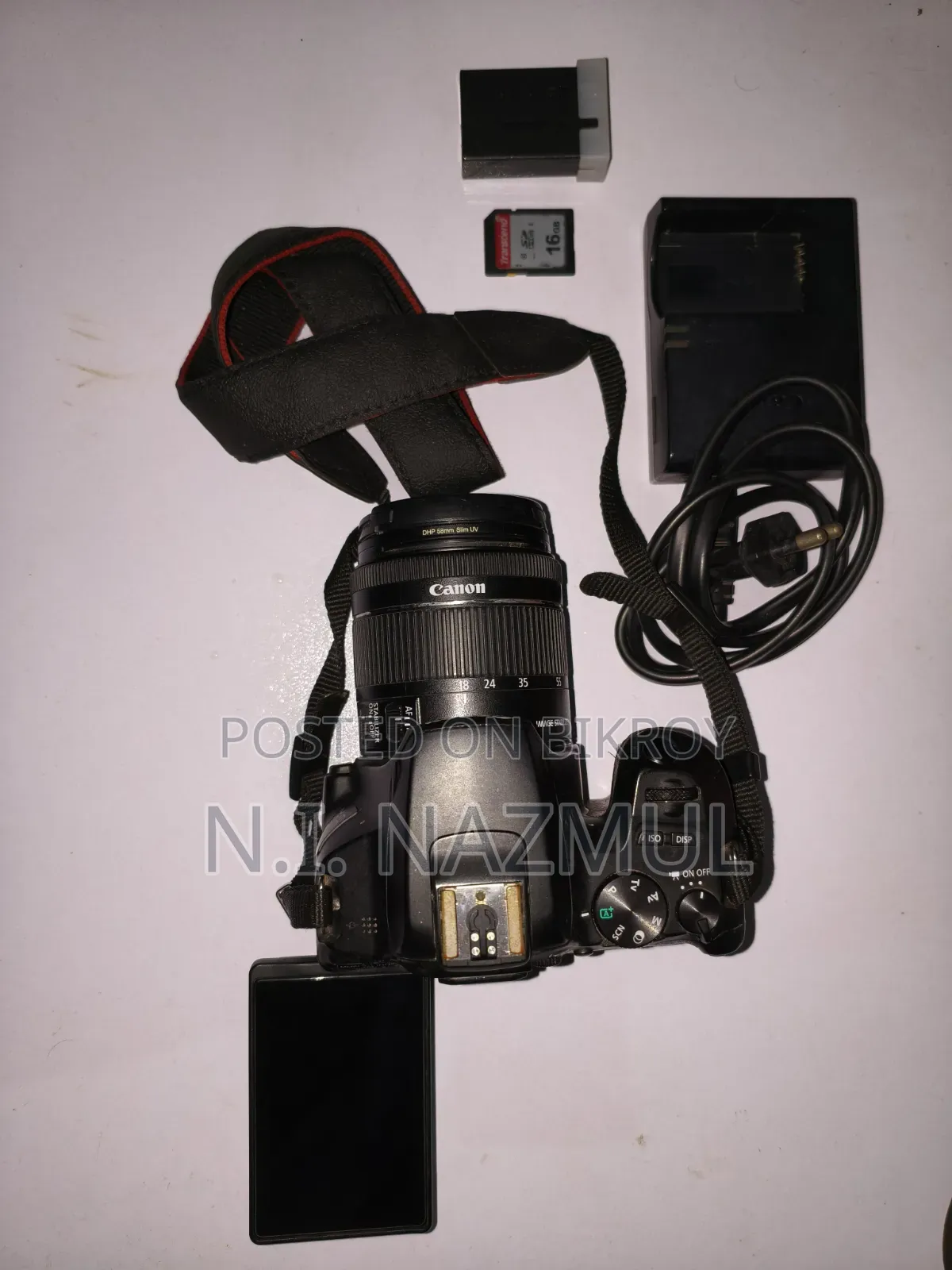 Canon 250d With 18-55mm Kit Lens DSLR Camera