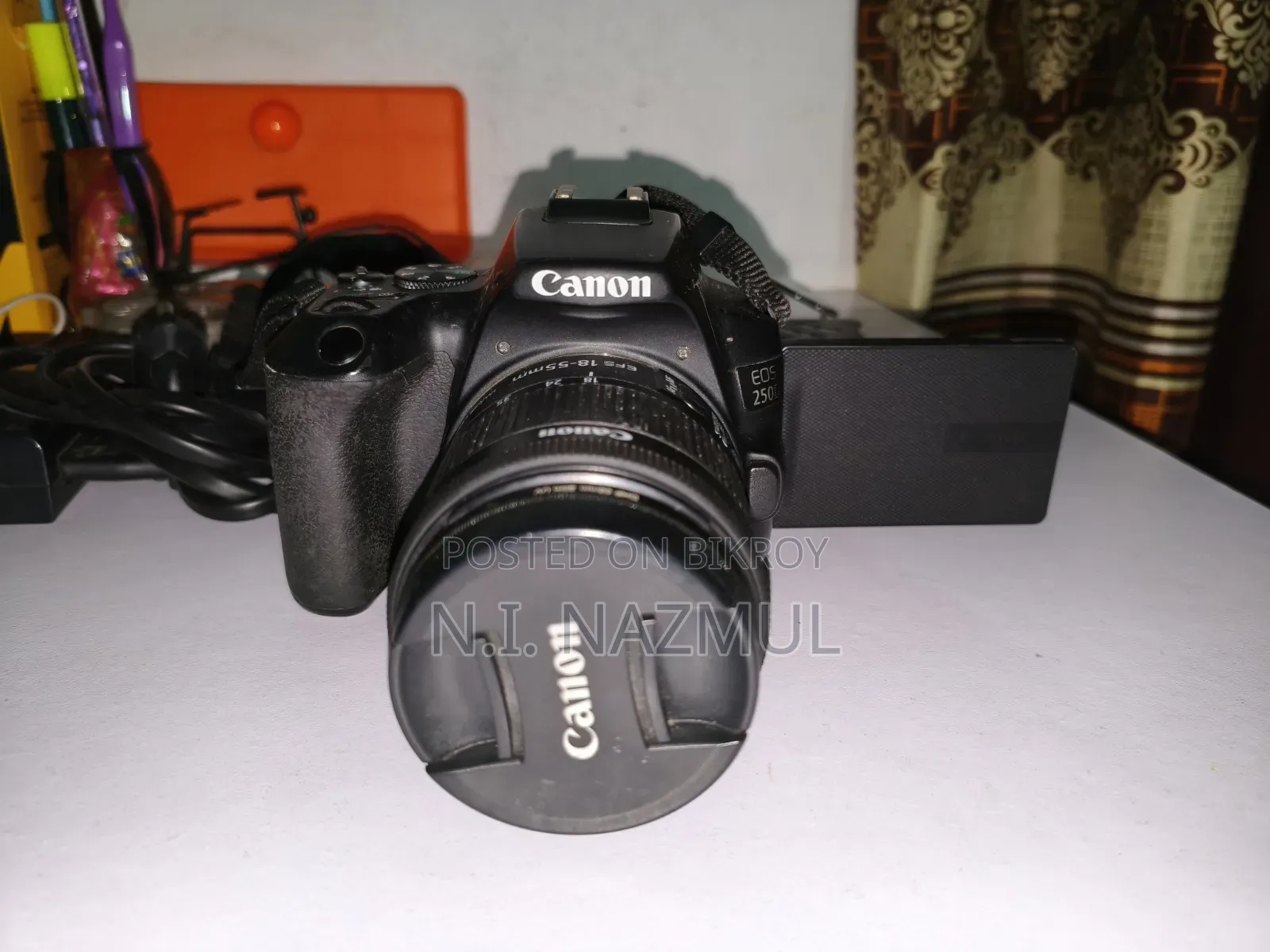 Canon 250d With 18-55mm Kit Lens DSLR Camera