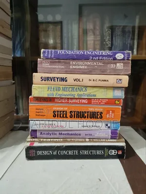 10 Civil Engineering Reference Books for Only 899 Taka.