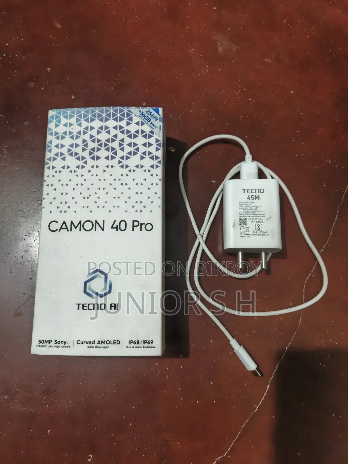 Tecno Spark 40 Pro 256 GB Gray