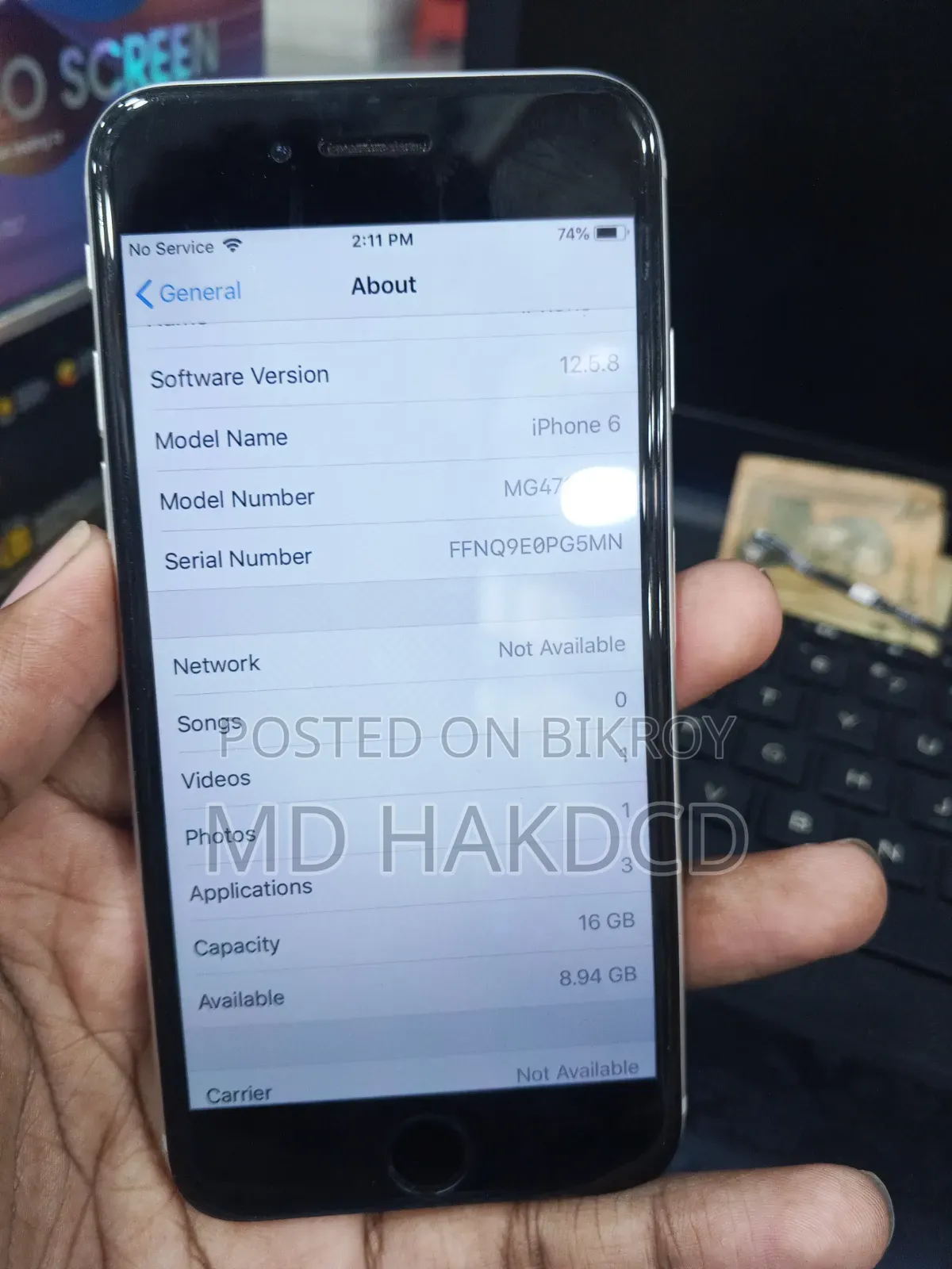 Apple iPhone 6 16 GB Silver
