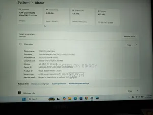 ল্যাপটপ ৮জিবি ইন্টেল কোর আই৭ এসএসডি ৫১২জিবি