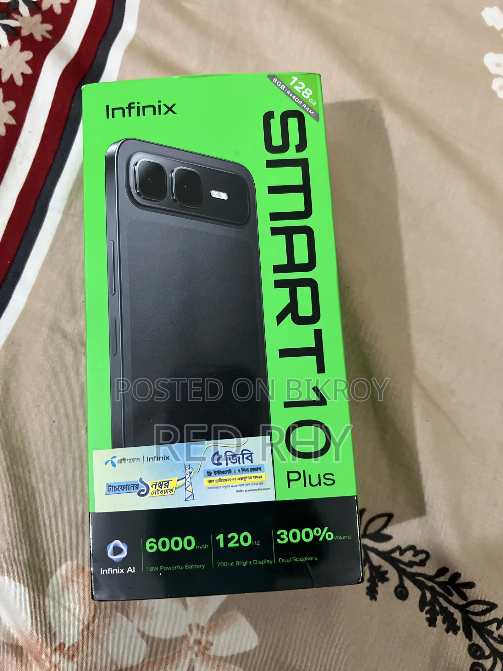 New Infinix Smart 10 Plus 128 GB Black