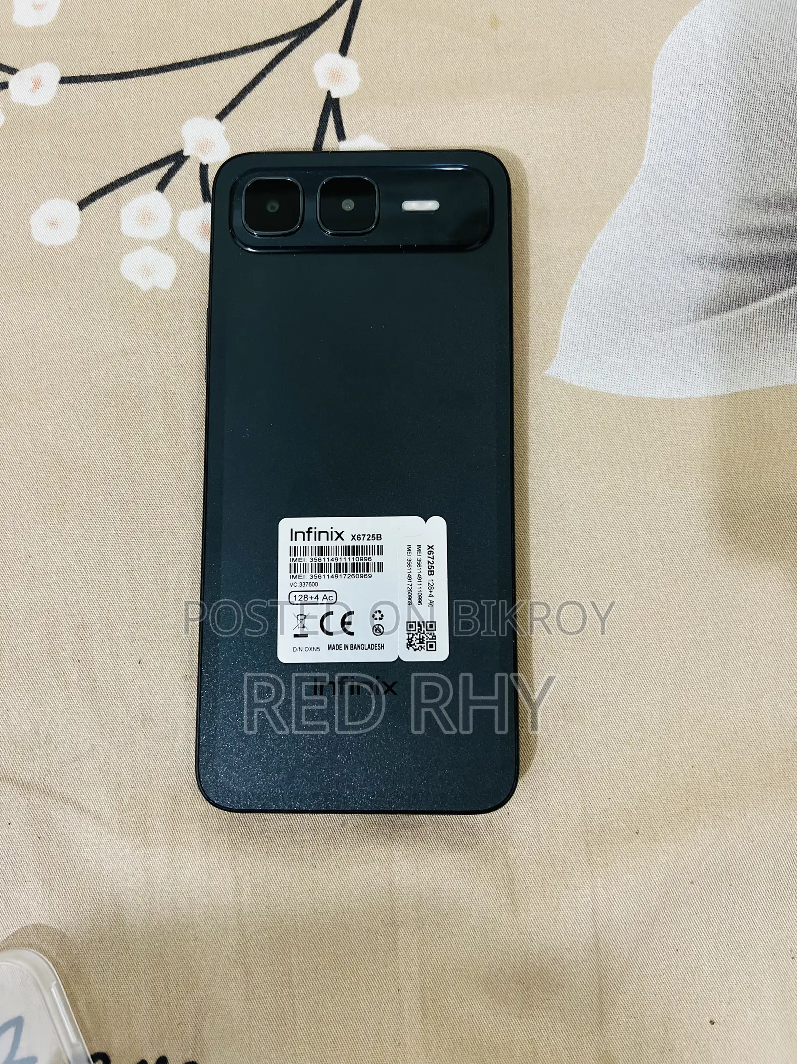 New Infinix Smart 10 Plus 128 GB Black