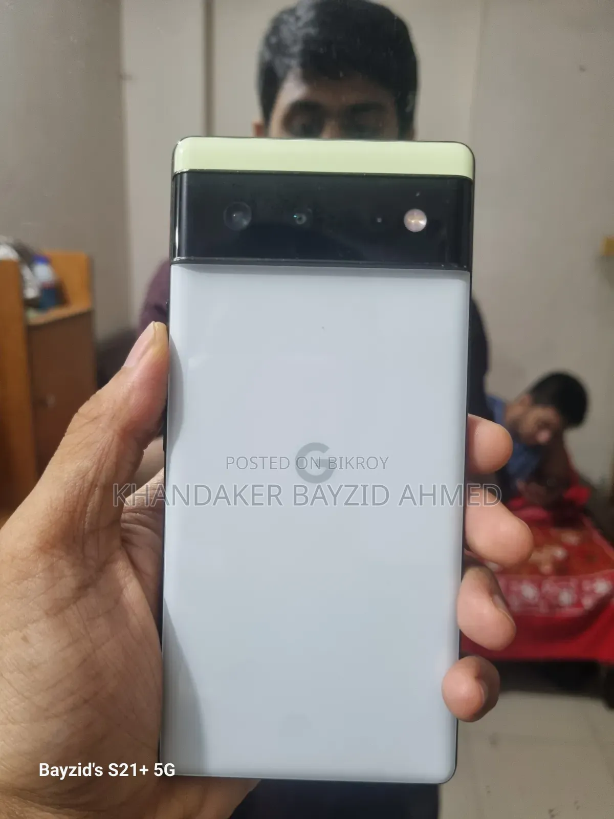 গুগল পিক্সেল ৬ ১২৮ জিবি ব্ল্যাক