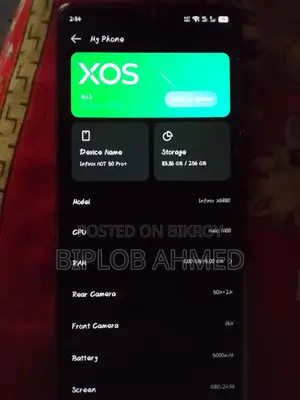 Infinix Hot 50 Pro+ 4G 256 GB Black