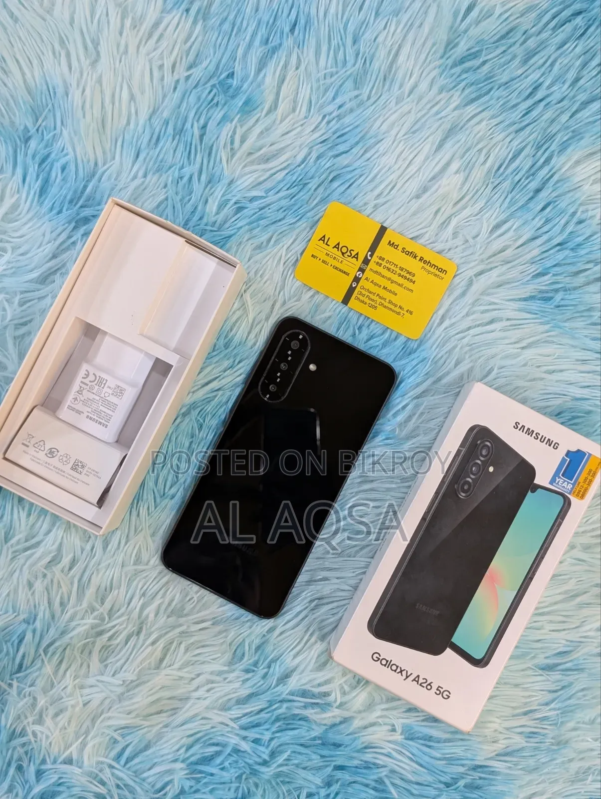 স্যামসাং গ্যালাক্সি এ২৬ ১২৮ জিবি ব্ল্যাক