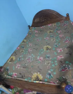 করই কাঠের খাট বিক্রি হবে ৫/৭ ফিট ডাবল