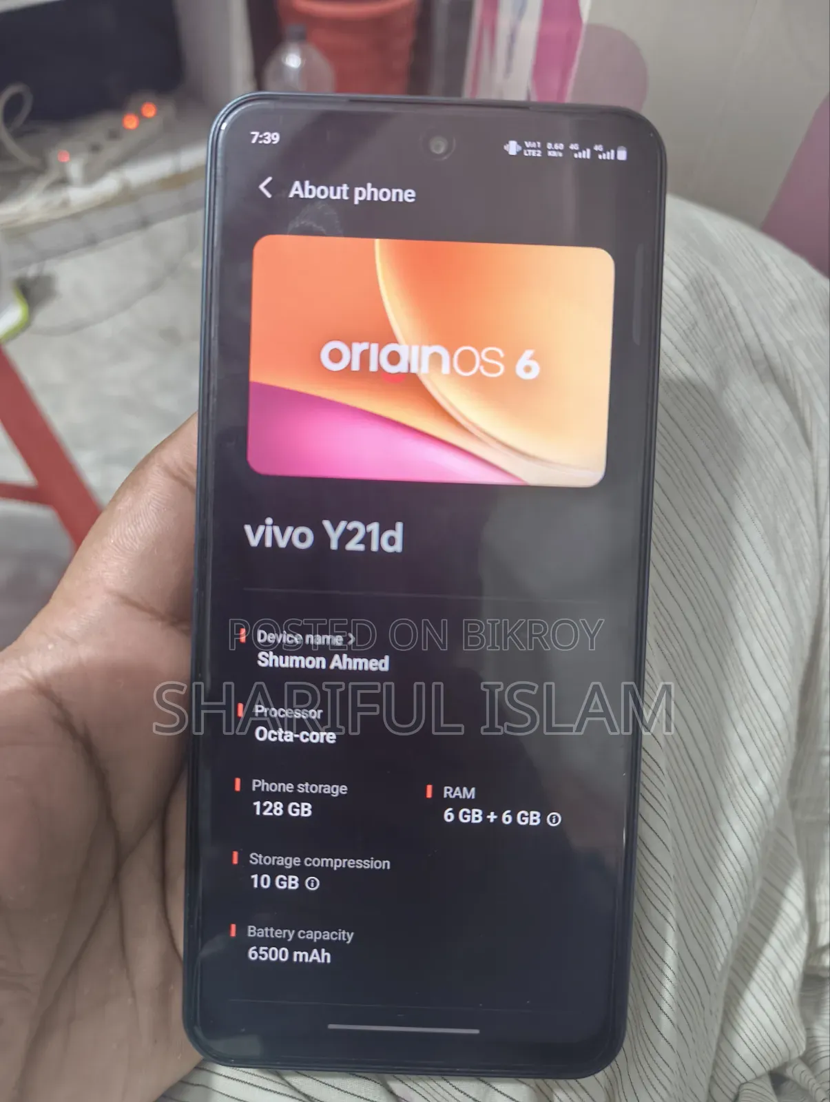 Vivo Y21d 128 GB Blue
