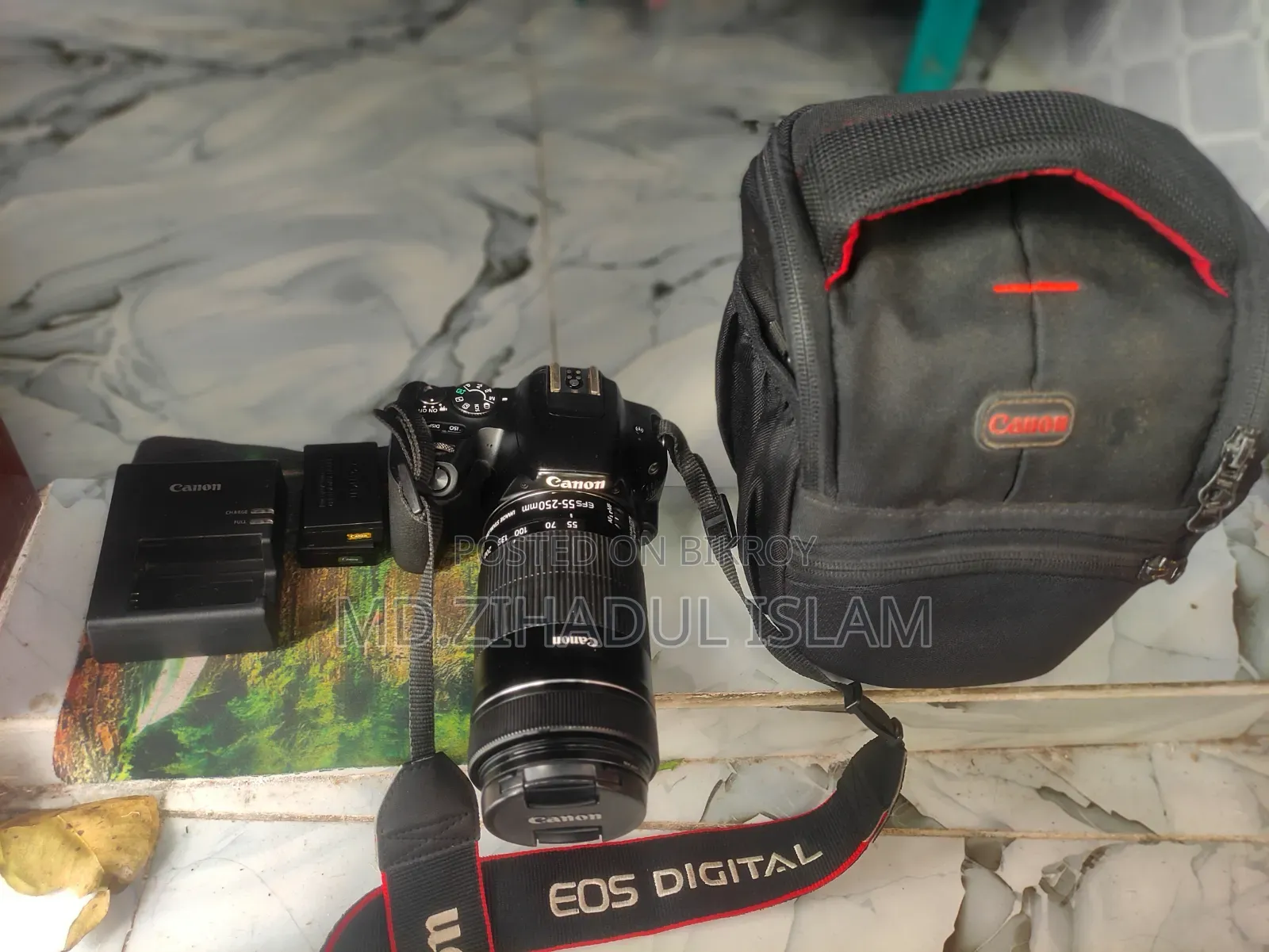 ক্যানন ২০০ডি + ৫৫_২৫০ এসটিএম লেন্স বিক্রি হবে