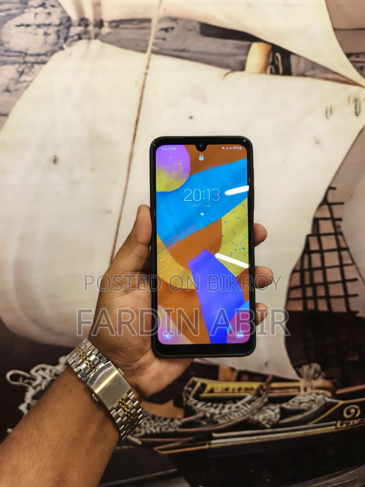 স্যামসাং গ্যালাক্সি এফ২২ ১২৮ জিবি কালো