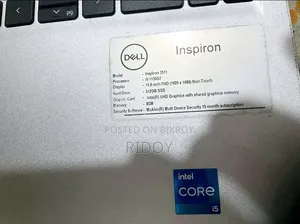 Laptop Dell Inspiron 15 3000 4GB Intel Core I5 SSD 256GB