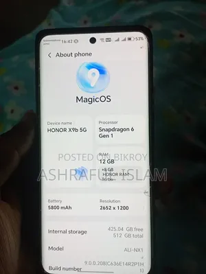 Honor X9b 512 GB Yellow