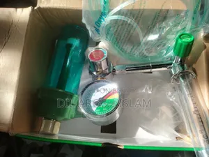 অক্সিজেন রেগুলেটর এবং ফ্লো মিটার সেট