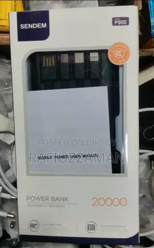 SENDEM Model: P900 (Built-in 4-in-1 Cable)