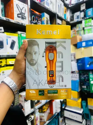 Kemei KM-802 Rechargeable Hair Beard Trimmer | LED Display |