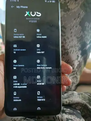 Infinix Hot 30i 128 GB Black