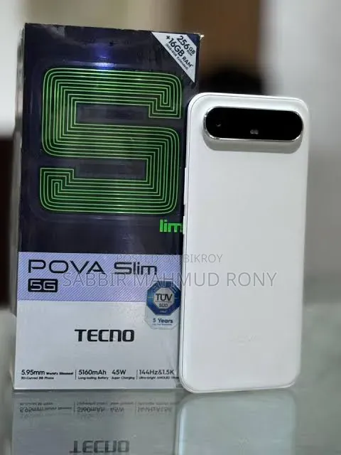 Tecno Pova Slim 5G 256 GB White