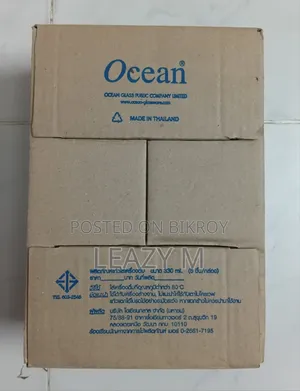 Ocean Pyramid Rock গ্লাস সেট (৬ পিস, 330ml) – Made in Thailand