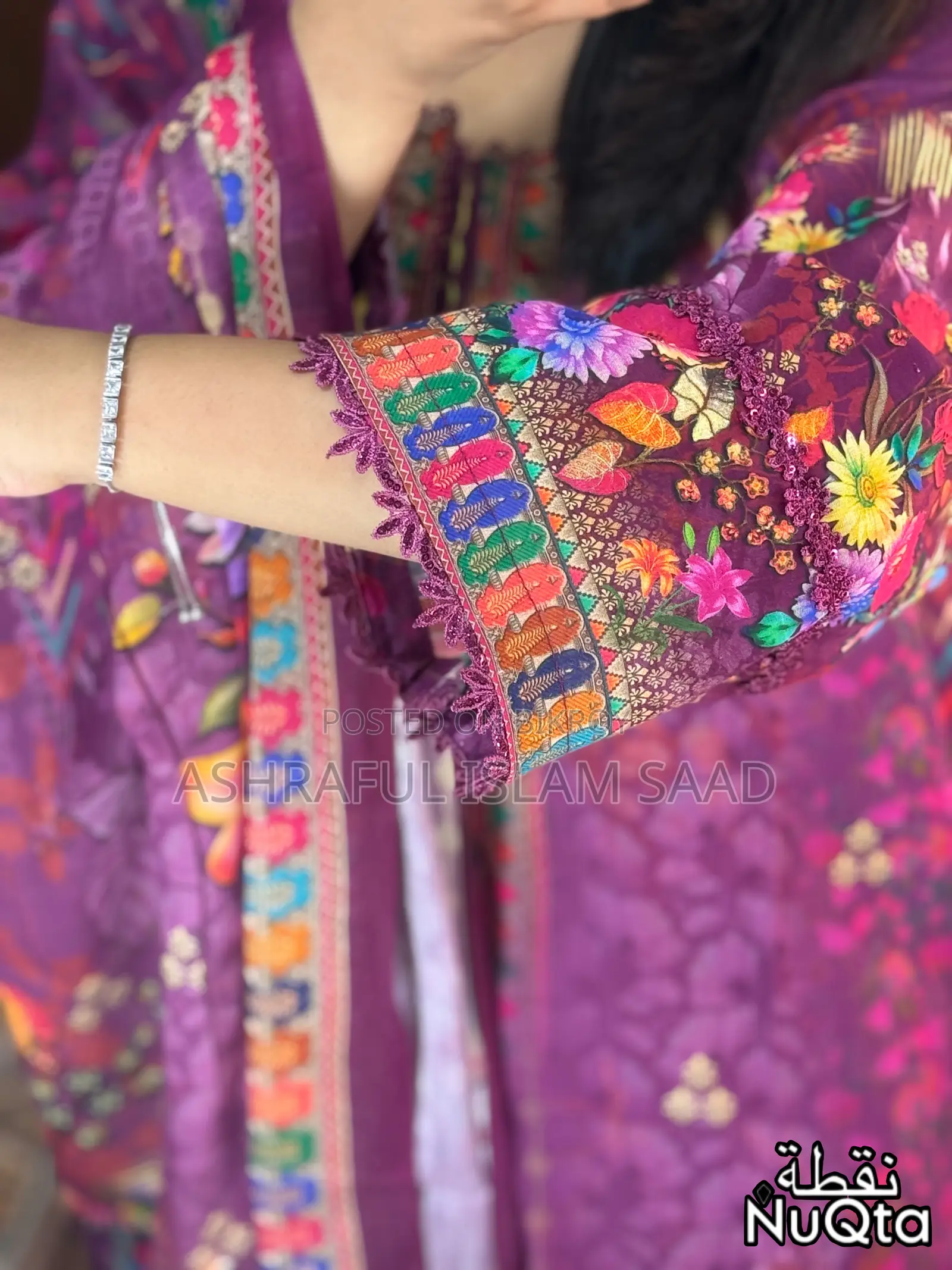 নারীদের জন্য প্রিমিয়াম পাকিস্তানি স্টাইল সেলাই করা ৩ পিস লন ড্রেস