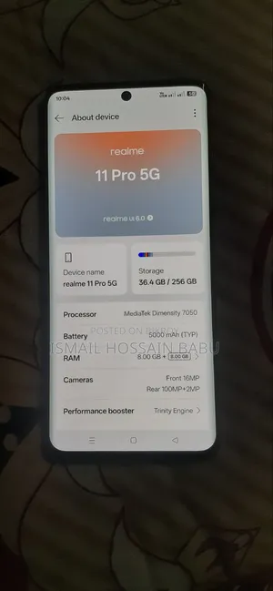 Realme 11 Pro 256 GB Black