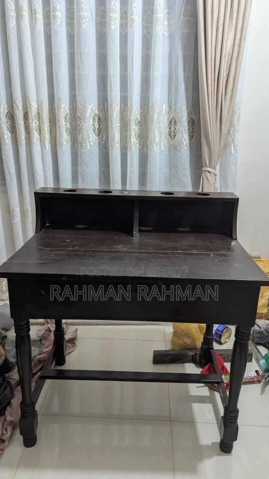 সেগুন কাঠের তৈরি রিডিং টেবিল বিক্রয়