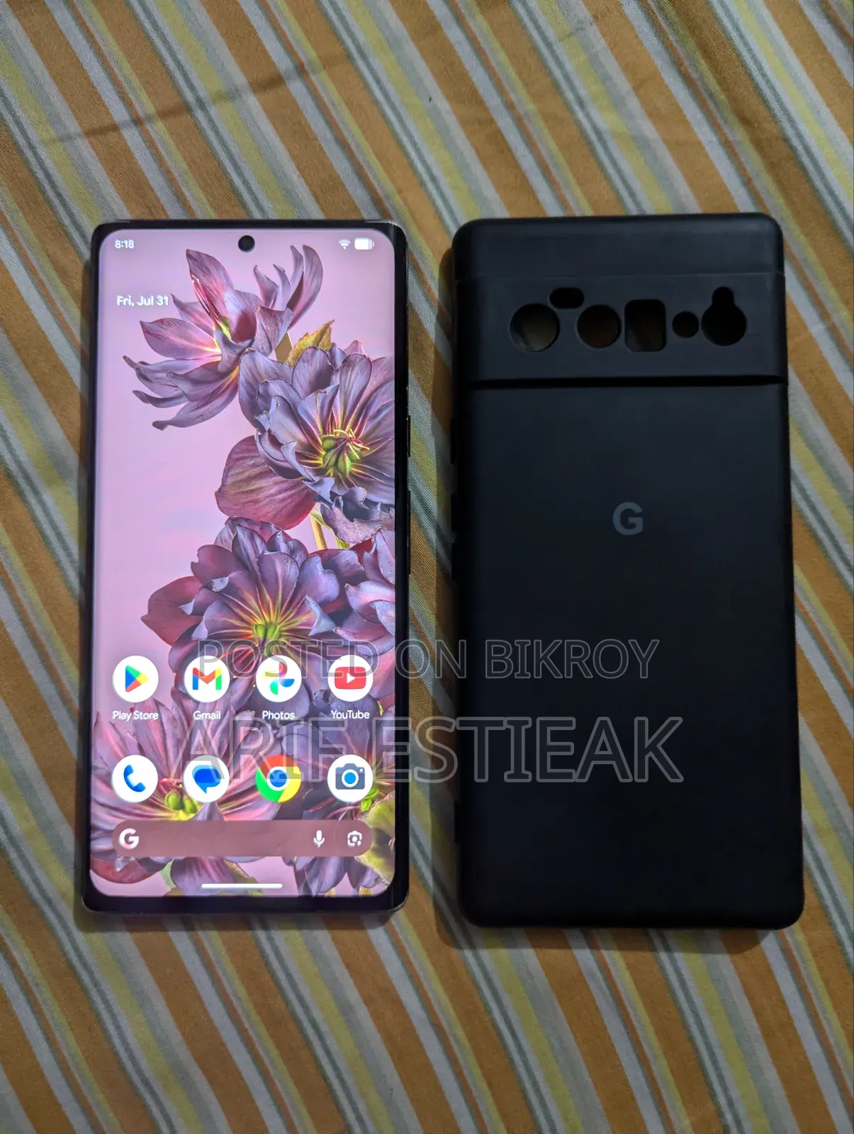 গুগল পিক্সেল ৬ প্রো ১২৮ জিবি ব্ল্যাক
