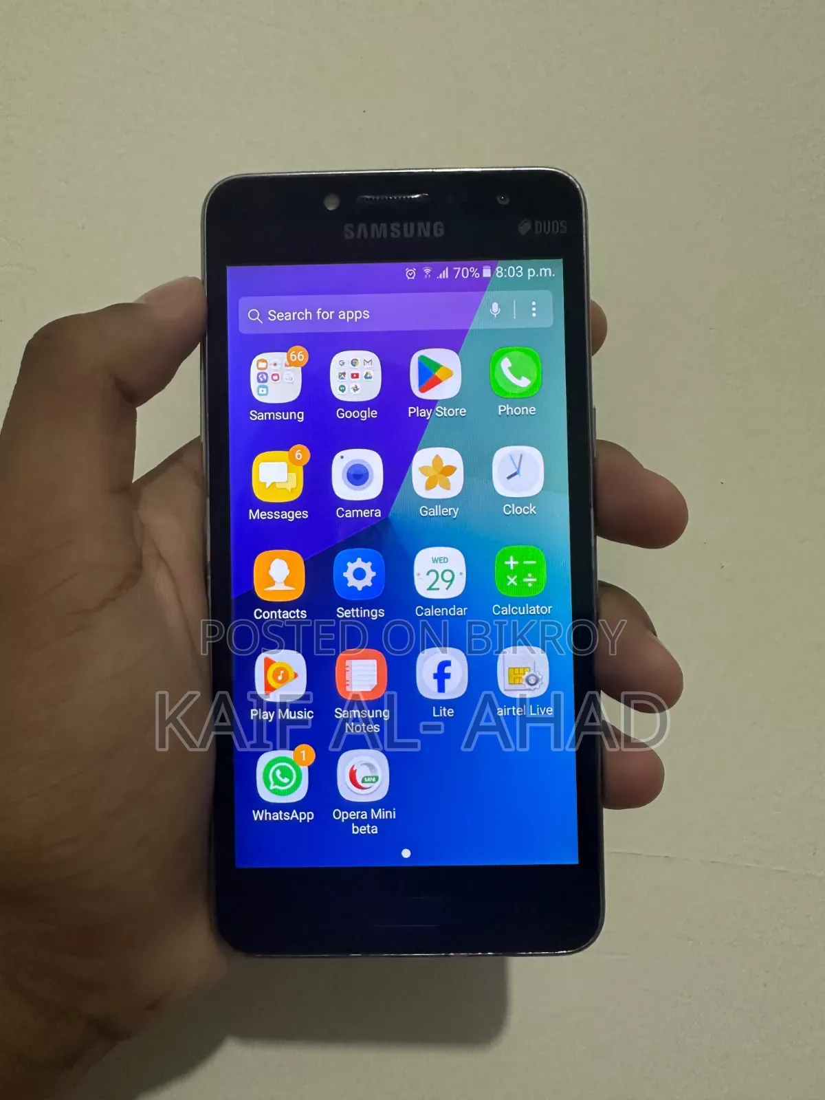 Samsung Galaxy Grand Prime Plus 8 GB Rose Gold