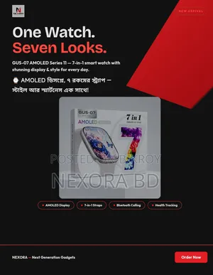 GUS-07 Series 11 Smart Watch With a "7 in 1"