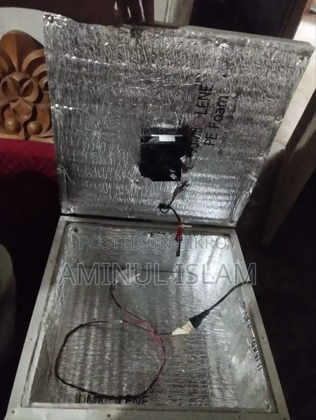 Digital Incubator for 60 Eggs with Fan and Digital Temperature Display