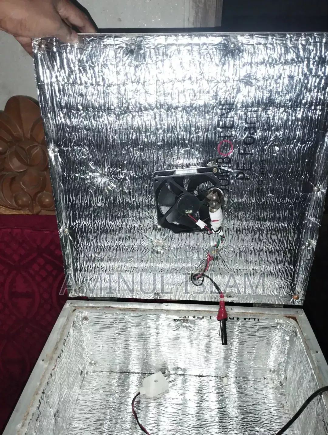 Digital Incubator for 60 Eggs with Fan and Digital Temperature Display