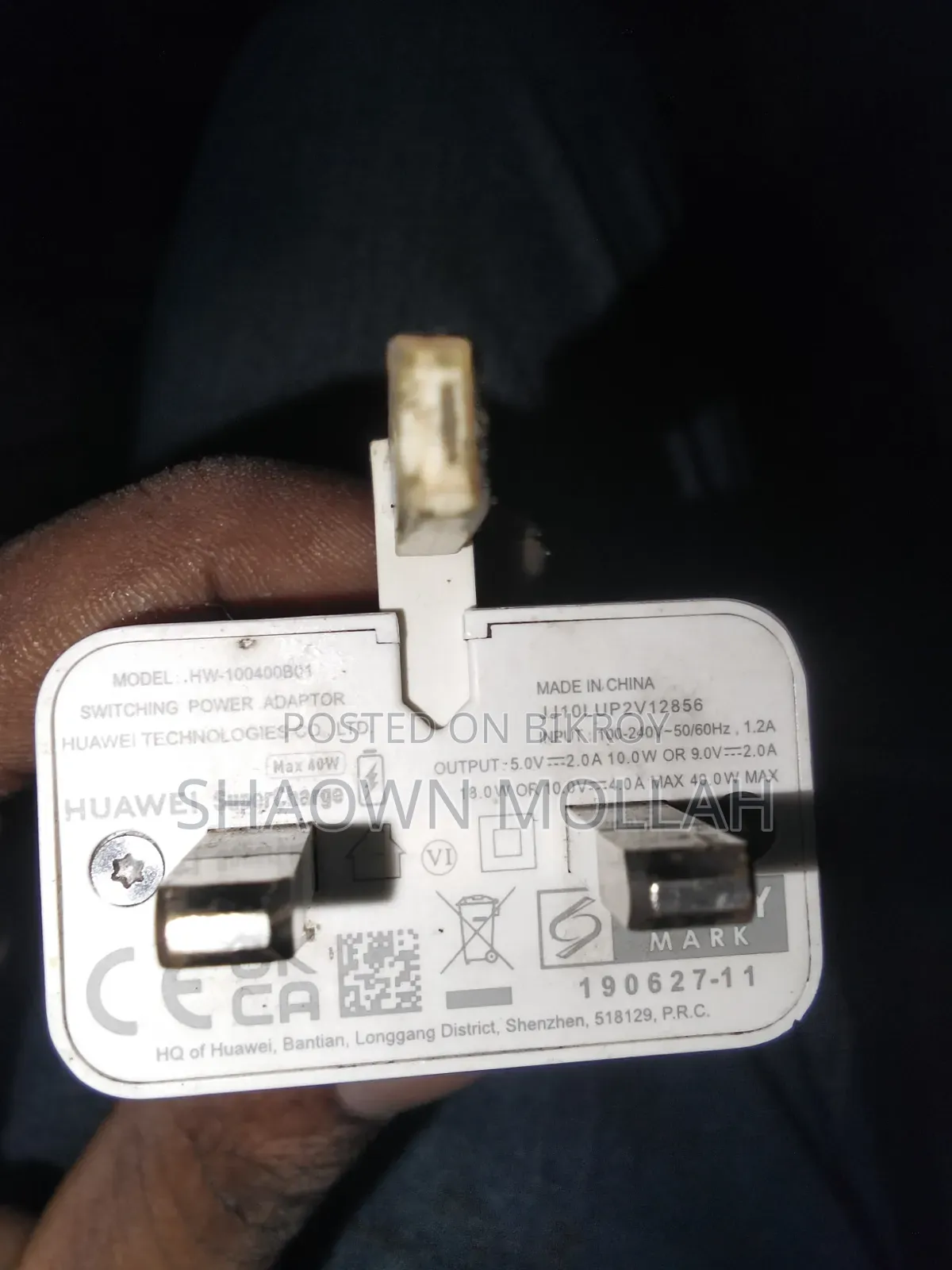 Huawei Nova 11i Original Charger 40w