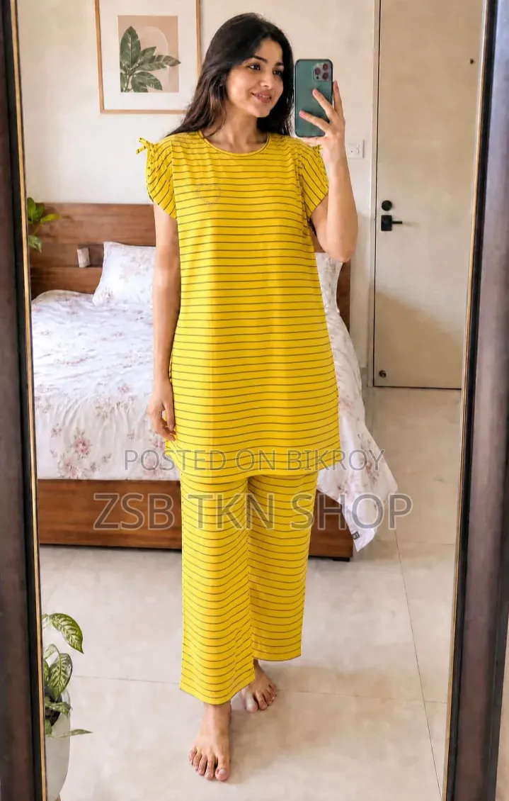 Cotton Tshirt and Pant Set