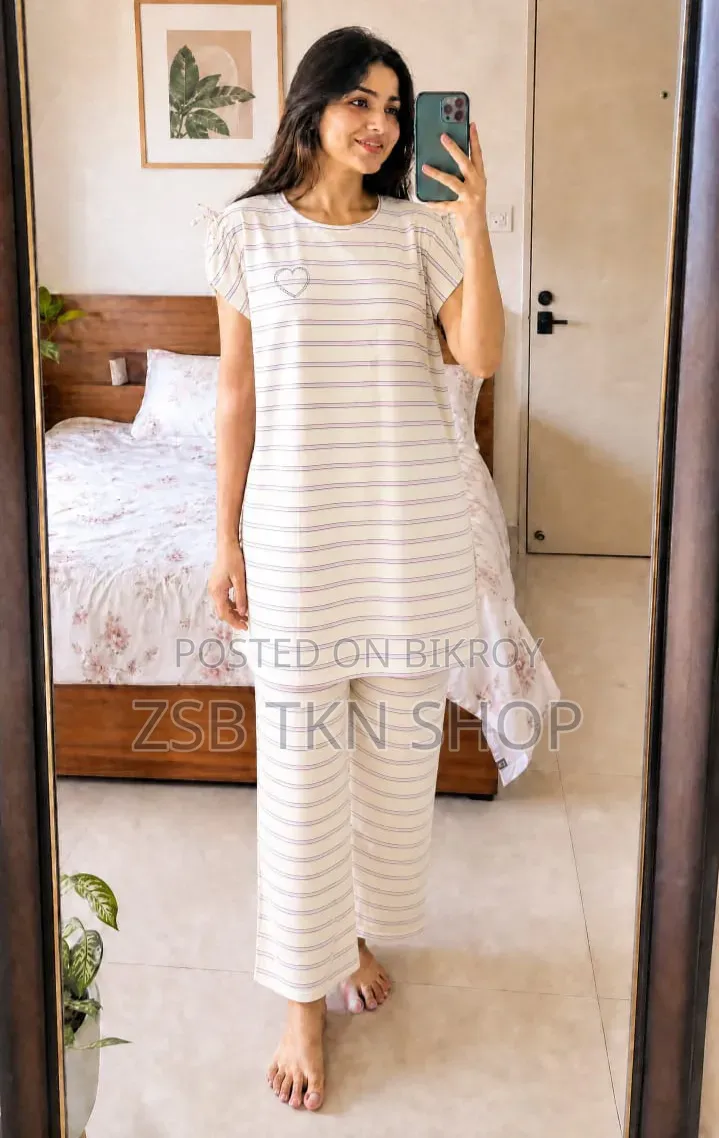Cotton Tshirt and Pant Set