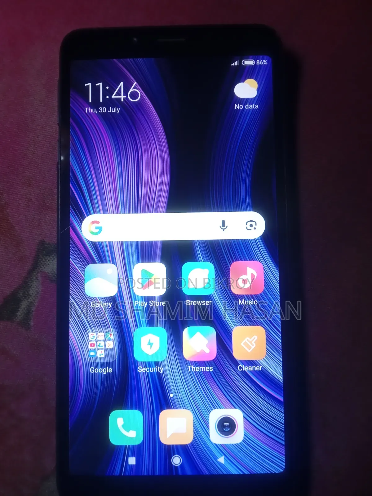 শাওমি রেডমি ৬এ ১৬ জিবি ব্ল্যাক