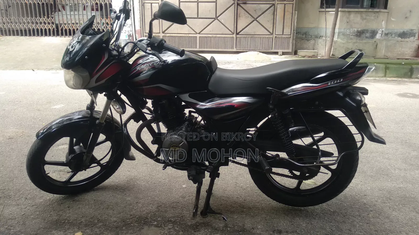 Bajaj Discover 100 2017 Black