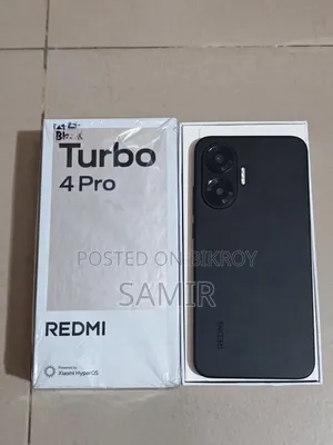 শাওমি রেডমি টার্বো ৪ প্রো ২৫৬ জিবি কালো