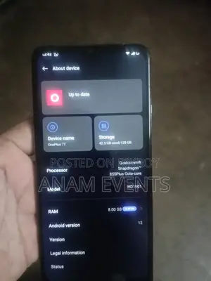 ওয়ানপ্লাস ৭টি ১২৮ জিবি ব্লু