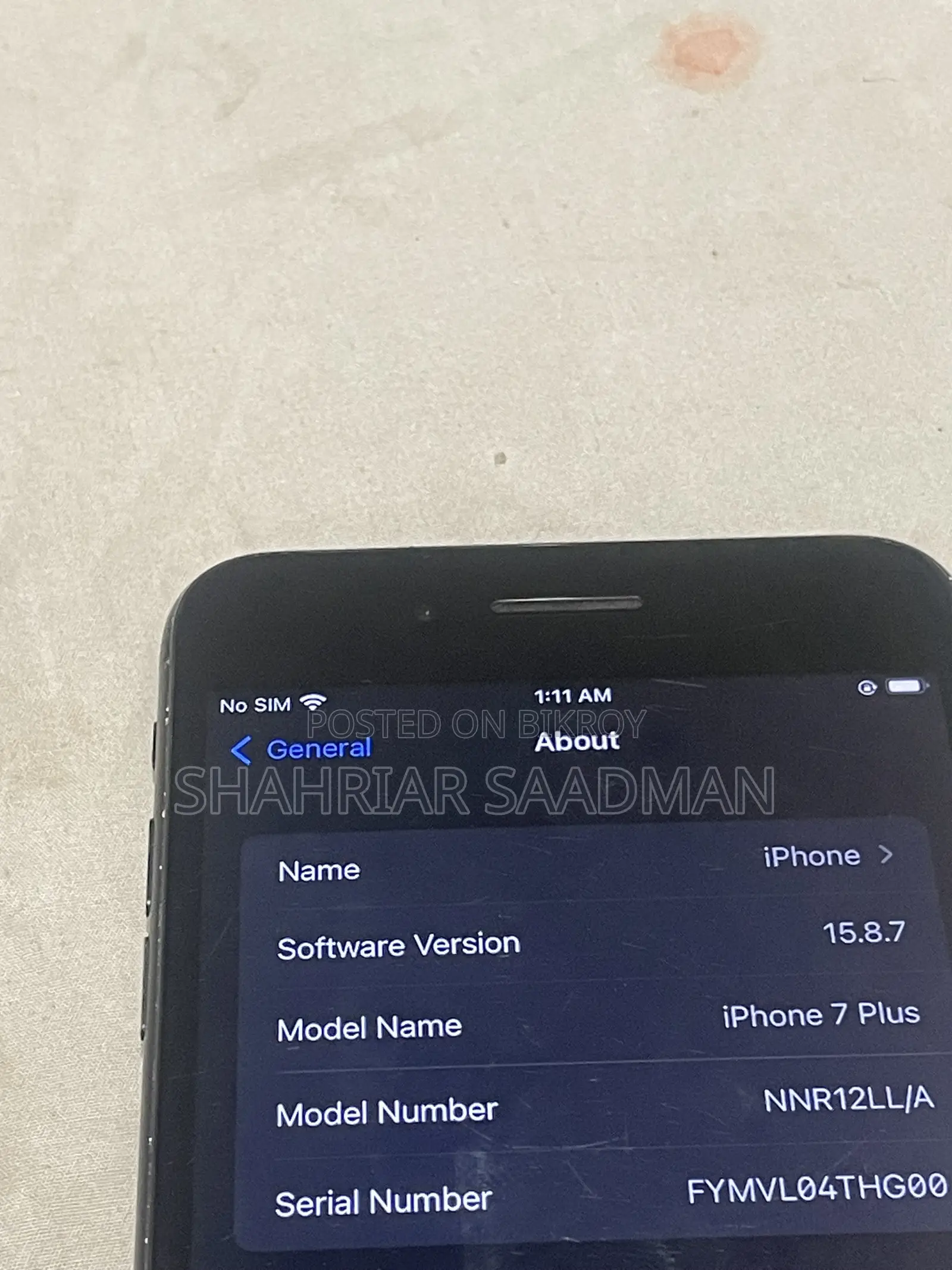 Apple iPhone 7 Plus 32 GB Black