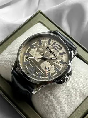 Timberland Leather Strap Men's Watch With Box