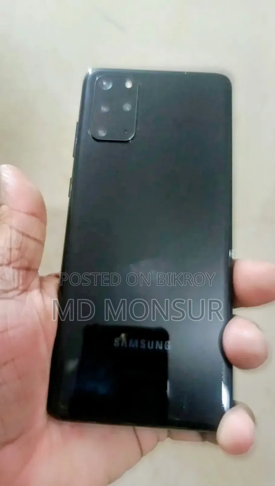 স্যামসাং গ্যালাক্সি এস২০+ ১২৮ জিবি ব্ল্যাক