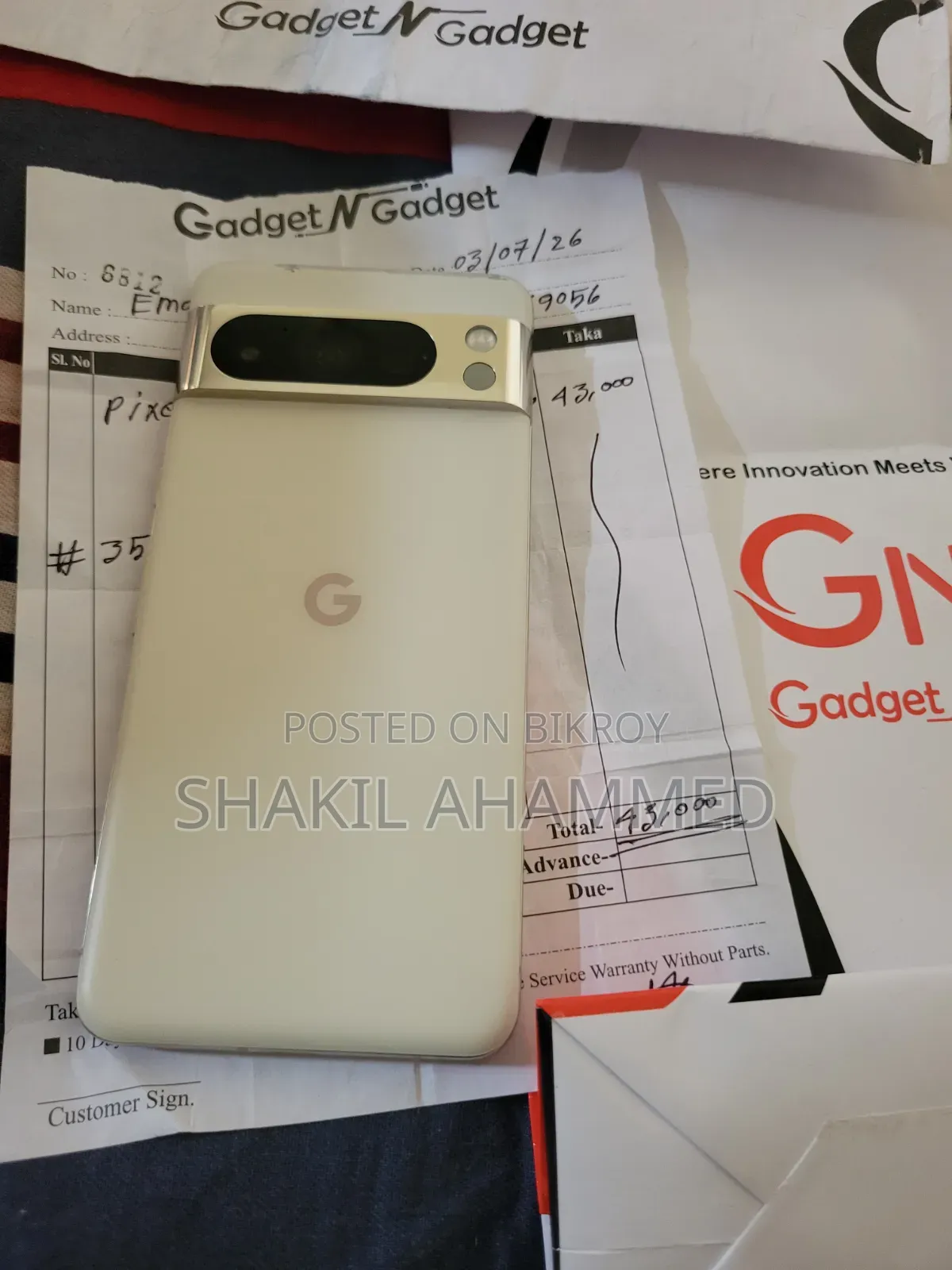 Google Pixel 8 Pro 128 GB White