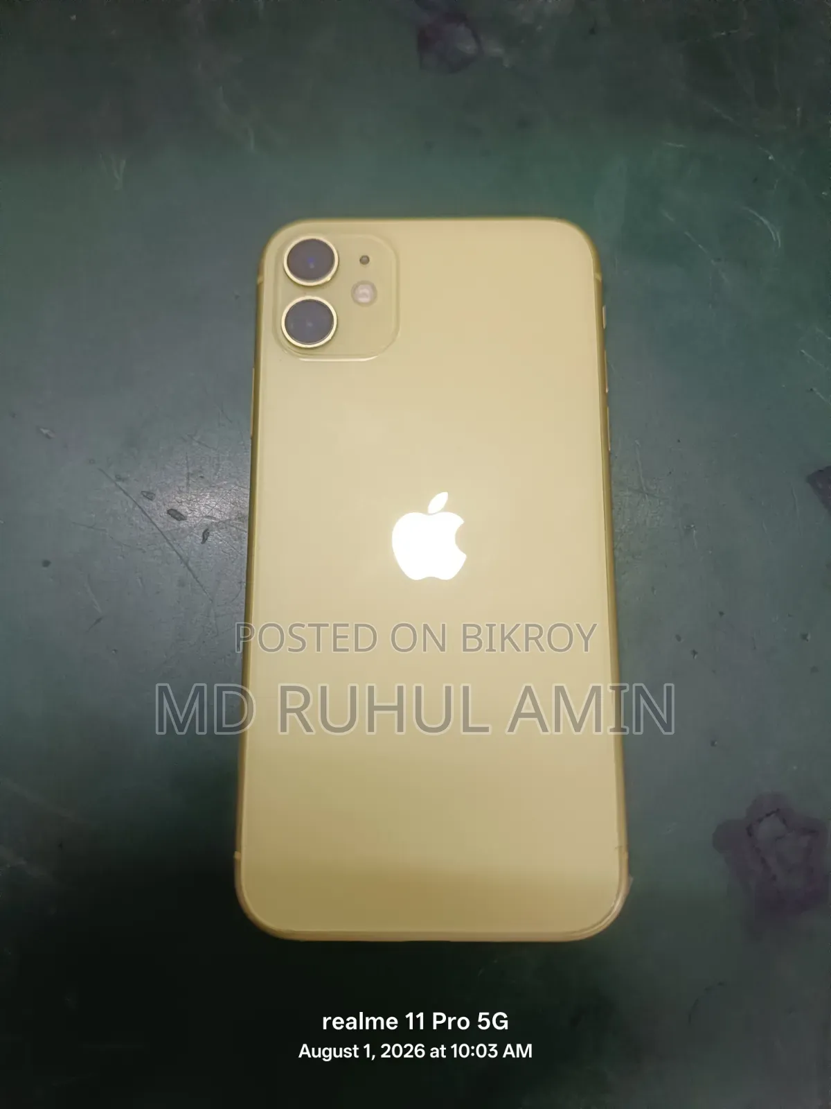 Apple iPhone 11 128 GB Yellow