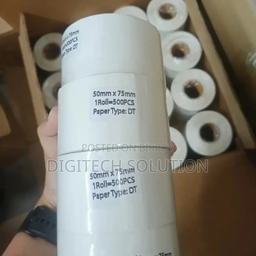 50mm X 75mm DT Label /Sticker (500 PCS/Roll)