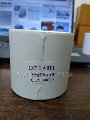 75mm X 75mm DT Label