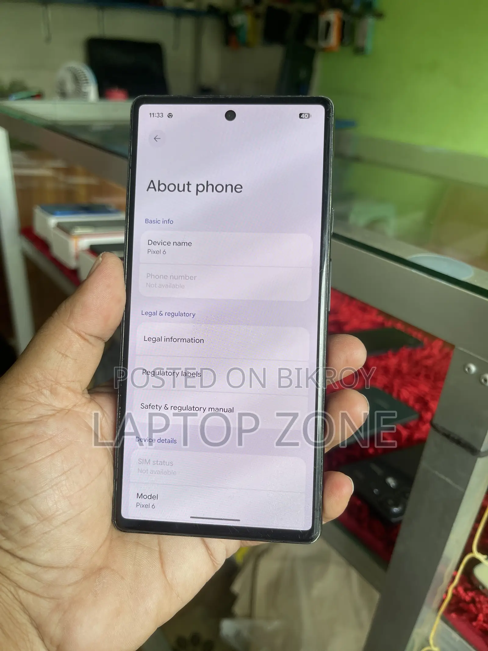 Google Pixel 6 128 GB Gray