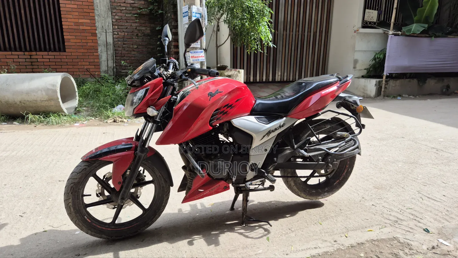 টিভিএস আপাচে ১৬০ ৪ভি ২০১৯ রেড